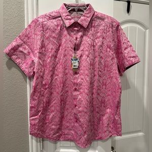 Robert Graham NWT 3XL Men’s Short Sleeve Button Down